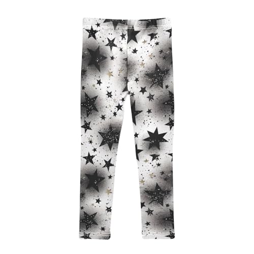 Girls' Leggings Black Star Kids Yoga Tights Pants 1 Pack 208502582