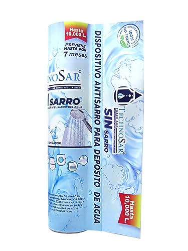 Consejos para Comprar Suavizadores de agua al mejor precio. 48 Technosar Sistema Antisarro para Tinacos Cisternas o Cualquier Depósito de Agua Suavizador de Agua con Capacidad de 5000 a 10000 Litros Fácil Uso