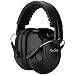 ProCase Noise Reduction Ear Muffs, NRR 28dB Shooters Hearing Protection Headphones Headset, Professional Noise Cancelling Ear Defenders for Construction Work Shooting Range Hunting -Black