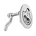 TMP1105 Cam-Latches 2 inch 52mm Boat 316 Stainless Steel Flush Mount Pull Hatch Cam Latch Lift Handle with Back Plate, Silver