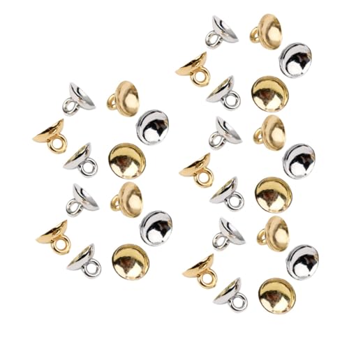 STOBOK Bowl Noodle Bowl Hanging Bracket Pearl Bail Pin Charms Jewelry Findings for Bead Making