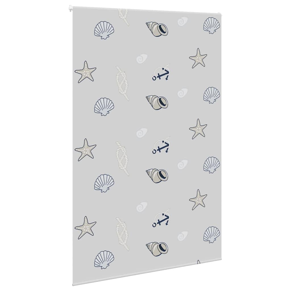 Store de Douche 150 x 240 cm, PEVA Imperméable, Design Étoile de Mer, Monté Facilement, Pour Salle de Bain, Rideau Douche, Douche, Toilettes