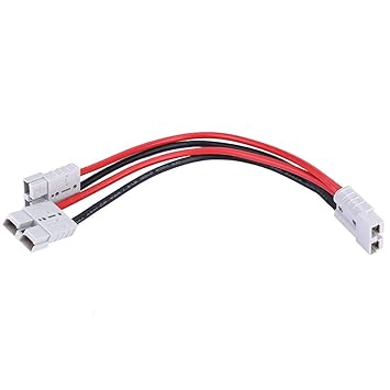 Battery Charging Connector, Tight Internal Contact Convenient Battery Connector for Electric Forklifts Battery Carts Sightseeing Car, Tractors