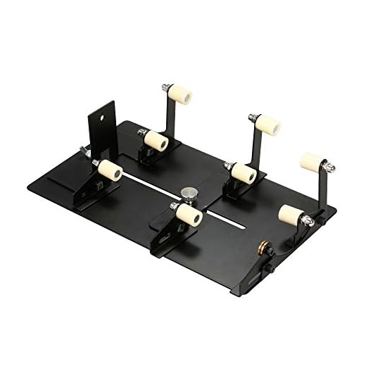 Decdeal Glass Bottle Cutter, Square & Round Bottle Cutting Machine Bottle Cutting Tool Kit for Cutting Wine Beer Liquor Whiskey Alcohol Champagne, with Gloves Fixing Rubber Ring Sanding Paper