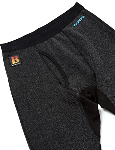 シマノ(SHIMANO) 防寒インナー ブレスハイパー+℃ ハイブリッドアンダータイツ IN-055S ブラック M 3枚目