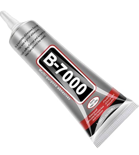 Image of DEXURIES B7000 Multipurpose Adhesive Glue | Jewelry, Beads, Clothes, Shoes, Fabrics,Screen Repair, Metal, Stone, Glass, Mobile Phones,Artificial Crystal Crafts (50ML /1.68fl.oz)