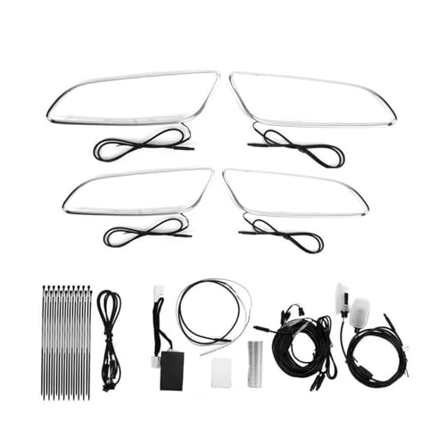 XCZPRKMXY 12 Color Car LED Ambient Lighting Kits Replacement Compatible with Mercedes?Benz A B CLA GLA?Class W176 W246 C117 X156 2013?2018 Car Style