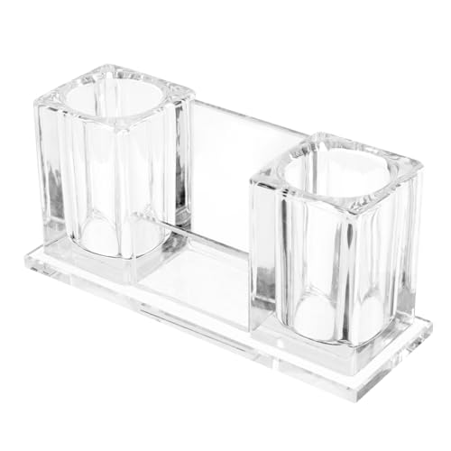 VANZACK soporte de micrófono de cristal pie de microfono profesional pie microfono mesa karaoke Soporte de almacenamiento estante de soporte de micrófono soporte acrílico para micrófono