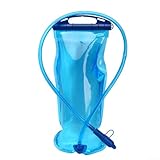SMZhomeone Mochila deportiva para correr al aire libre, ultraligera, bolsa de agua, maratón, todoterreno, paquete de hidratación con tira reflectante (bolsa de agua de 2 litros)