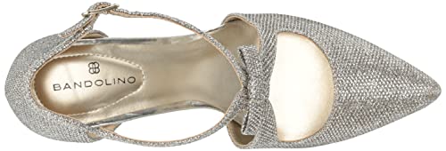 Bandolino Womens Zeffer Pump Gold Fabric 8 M #TOP4