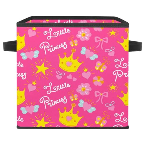 Bacs de rangement pour jouets : la solution pliable rose motif fleurs - 2