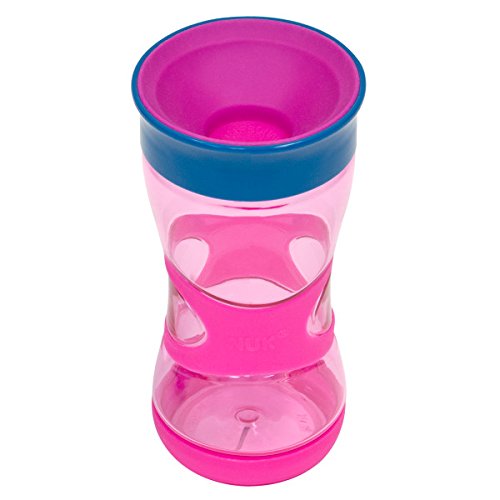 NUK Magic 360 Sippy Cup, Pink, 13oz 1pk