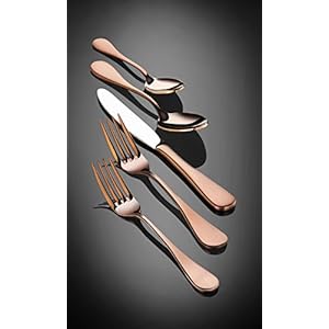 Artaste56921rain1810stainlesssteelflatware20piecesetcopperfinishservicefor4 Urban Country Home Decor Artaste 56921 rain 1810 stainless steel flatware 20 piece set copper finish service for 4 urban country home decor