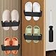 Schuhhalter Wand Wohnmobil, 4 Stück Schuhorganizer Camping Kunststoff mit Ohne Bohren mit Selbstklebend und Bohren Schuhregal Wand für Wohnmobil, Camping, Badezimmer, Wohnzimmer Tür Schuhaufhänger