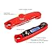 Instant Read Meat Thermometer Waterproof Thermometer Digital Themometer with Large Backlit LCD Calibration and Backlight Functions Thermometer for BBQ. Meat. Tea. Milk. Soup.