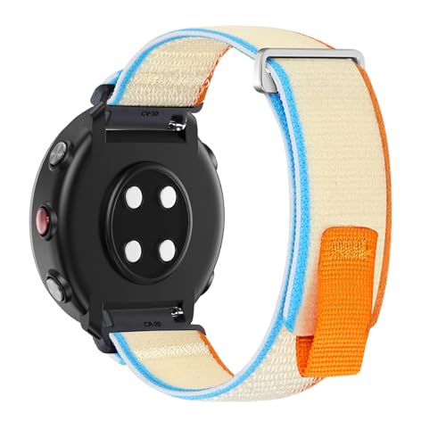Elástico Correa de Reloj Compatible con Polar Vantage M2/Vantage M Correas, Suave Nylon Trenzado Cierre Rápido Pulsera con Ajustable Metálico Banda de Repuesto para Polar Vantage M2 Pulseras (10)