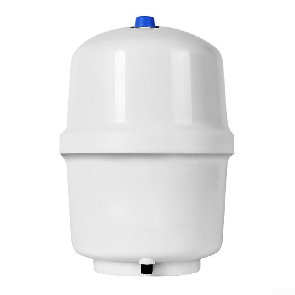 Tanque de agua RO presurizado de 3.2 galones con válvula de bola, Recipiente de almacenamiento PP para purificador de agua casero, diseño antienvejecimiento, fácil instalación, blanco(2)