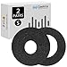 Geekria Sweater Earpads Cover for Sony WHCH500, ZX100, ZX110NC, ZX110, ZX300, ZX310AP, Y50BT, Y50BTBL / Stretchable Knit Fabric Earcup Protectors/Fits 1.57-3.14 inches Headphones (Black)