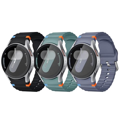 Image of Acextro 3 Pack Sport Band Compatible for Galaxy Watch 7 Bands 44mm 40mm