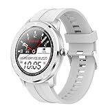 【Größere Kompatibilität und lange Akkulaufzeit】 Smartwatch mit 210-mAh-Akku und präzisem magnetischem Ladekabel benötigt nur 2 Stunden, um vollständig aufgeladen zu werden. Bis zu 7 Tage Zeit und mehr als 31 Tage Standby können Sie den ganzen Tag über organisiert und produktiv halten.