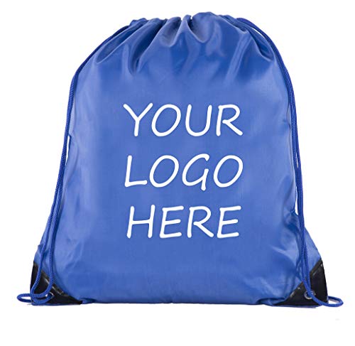 Mato & Hash Custom Bags With Your Logo | 500PK Promotional Drawstring Backpack - 500PK Royal CE2500