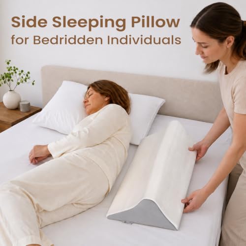 Image of Vekkia Wedge Pillow for Side Sleeping, Body Positioning Back Support