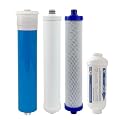 RO Replacement Filter Set With Membrane Compatible with Microline TFC-400 Reverse Osmosis System, include S7011, S7028, S1764RS and S7026 Filters