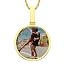 0461 Gold rope chain without diamond