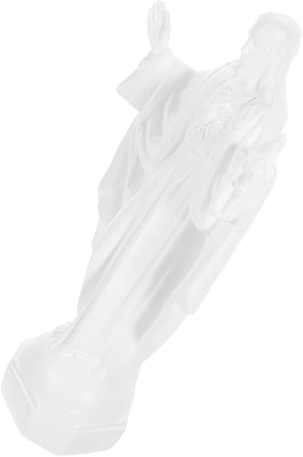 Decoración Figura de Jesús Sagrado Modelo Jesús Figuras Jesús Estatua Santo de Jesús Resina Estatua de Jesús Blanco Figura en forma de Jesús