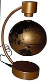  Globo oro sospeso campo magnetico (mappamondo)