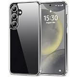 HOOMIL Cover per Samsung Galaxy S24, Custodia Trasparente Anti-Ingiallimento, Antiurto e Anti-Graffi, Retro Rigida in PC - Crystal Clear