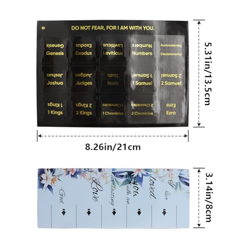 Nicear 10 Stück Registerkarten Journaling Zubehör Großdruck Laminierte Aufkleber Index Registerkarten Unterteilungsregisterkarten Registerkarten Index Aufkleber Schwarz Für Männer Und Frauen