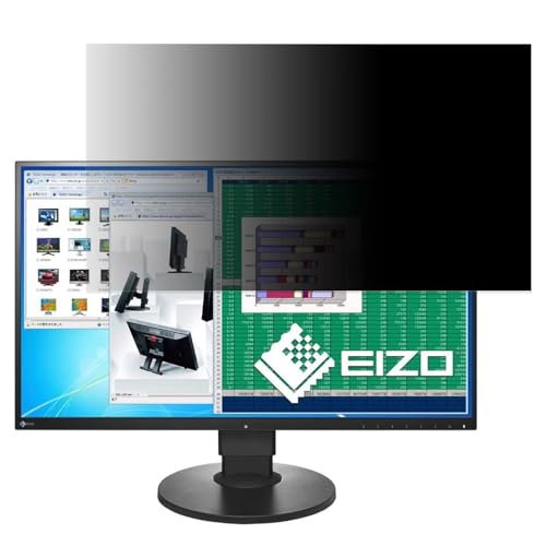 EIZO FlexScan EV2780-BK 27インチ 対応 覗き見防止フィルター プライバシーフィルター ブルーライトカット 反射防止 PC パソコン モニター のぞき見防止 画面保護フィルム 保護シート 着脱簡単 両面使用