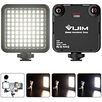 ULANZI Luz de Vídeo LED con 3 Zapatas Frías, Luz de Cámara