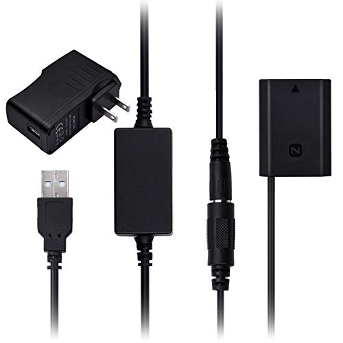 Galori DR-FZ100 DC Coupler Dummy Battery Replace of NP-FZ100 Battery with USB DC Converter Cabo de a