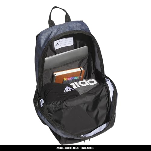 Image of adidas Foundation Backpack, Twill Onix Grey /Black, OSFA
