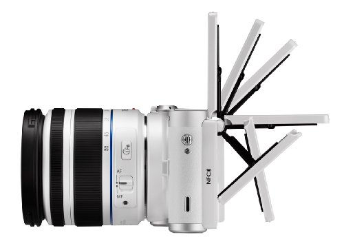 Samsung Nx300M 20.3Mp Cmos Smart Wifi & Nfc Mirrorless Digital Camera With 18-55Mm Lens And 3.3" Amoled Touch Screen (White) #TOP2