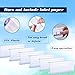 Anphly 38 Pieces of Transparent Plastic Label Clips, Handwritten Price Tags, Shelf Clips, Insertable Label Paper, This Product Does Not Include Paper Sheets, 3x1.38 Inches