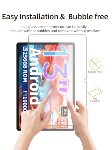 Protector de pantalla vidrio templado para TECLAST T65Max 13 pulgadas miniatura 3