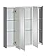 Schildmeyer Trient Spiegelschrank, Holzdekor, esche grau Dekor, 71 x 70 x 16 cm