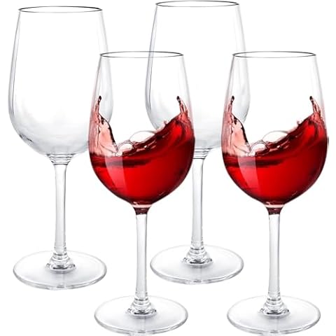 FWEEK Verres à vin en plastique 550 ml Cover