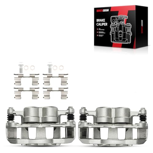 Image of Torchbeam Front Brake Calipers Set for Ford 2006-2010 Explorer, Ford 2007-2010 Explorer Sport Trac, Mercury 2006-2010 Mountaineer, Front Left and Front Right Calipers Replace # 18B4994+18B4995