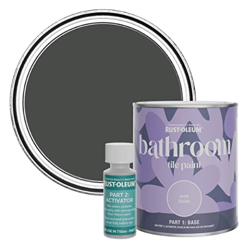 Rust-Oleum Green Water-Resistant Bathroom Tile Paint in Matt Finish - After Dinner 750ml