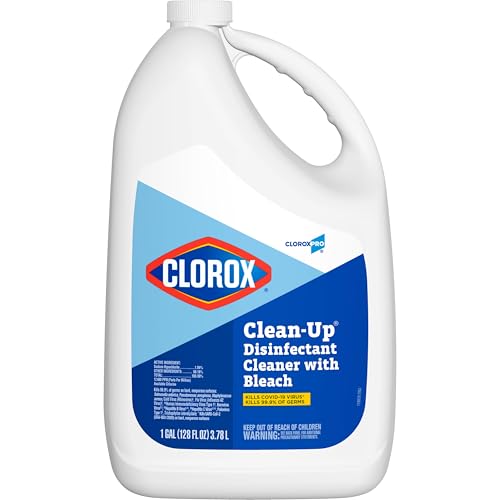 CloroxPro Clorox Clean-Up Disinfectant Cleaner with Bleach Refill, 128 Ounces (Package May Vary)