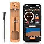 Smart Wireless Meat Thermometer, INSMART 100m Range Bluetooth Meat Thermometer Probe with APP, Kitchen Cooking Probe for BBQ Oven Grill Smoker Air Fryer | iOS & Android