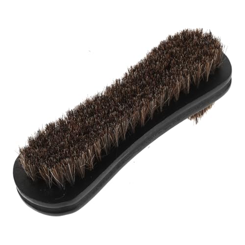 VALICLUD Cepillo para Zapatos de Pelo de Caballo Polaco Guante Cepillo para pulir Botas Pulido raspadores Cepillo de Fregar para Limpiar cepillos para desempolvar Zapatos Melena de Caballo
