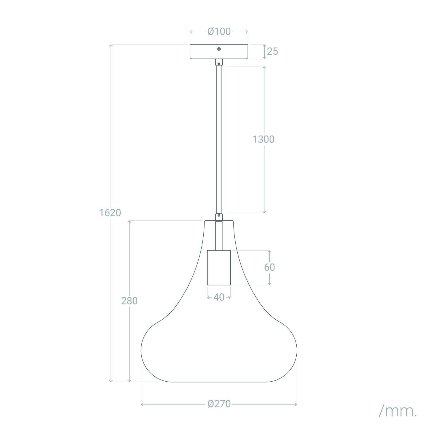 LEDKIA Lámpara Colgante Cristal Tassel Dorado | CasquilloE27
