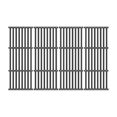 BBQ-PLUS 17 3/8" Cast Iron Cooking Grates for Broil King Baron 440 320 340 420 S420 S320 Grill,Grill Grid Grates Replacement Parts for Huntington and Others Select Gas Grill Models