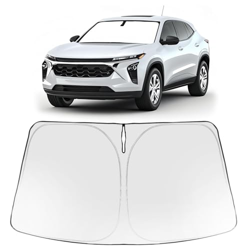 Image of Proadsy Windshield Sun Shade for Chevrolet Trax 2024 2025 2026 Custom Fit Foldable Front Sunshade Protector Sun Visor Blocks UV Rays Keep Car Cooler Accessories