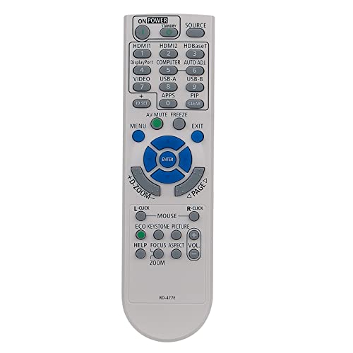 RD-477E Replacement Remote Control -VINABTY-Fit for NEC Projector RD477E remote control NP-PE506UL NP-MC322W ME423W NP-MC342X NP-MC372X NP-PE505XL MC332W MC332WG - Image 3